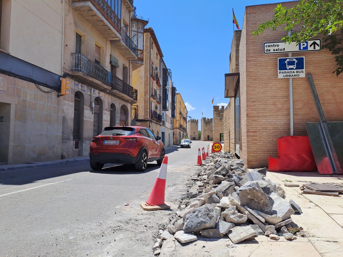 Comienzan las obras de humanización en el tramo del Corcho de Alcañiz