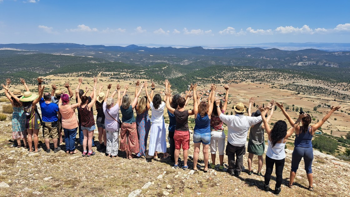 Unos 30 expertos en energía y sanación asisten al aquelarre de Jabaloyas