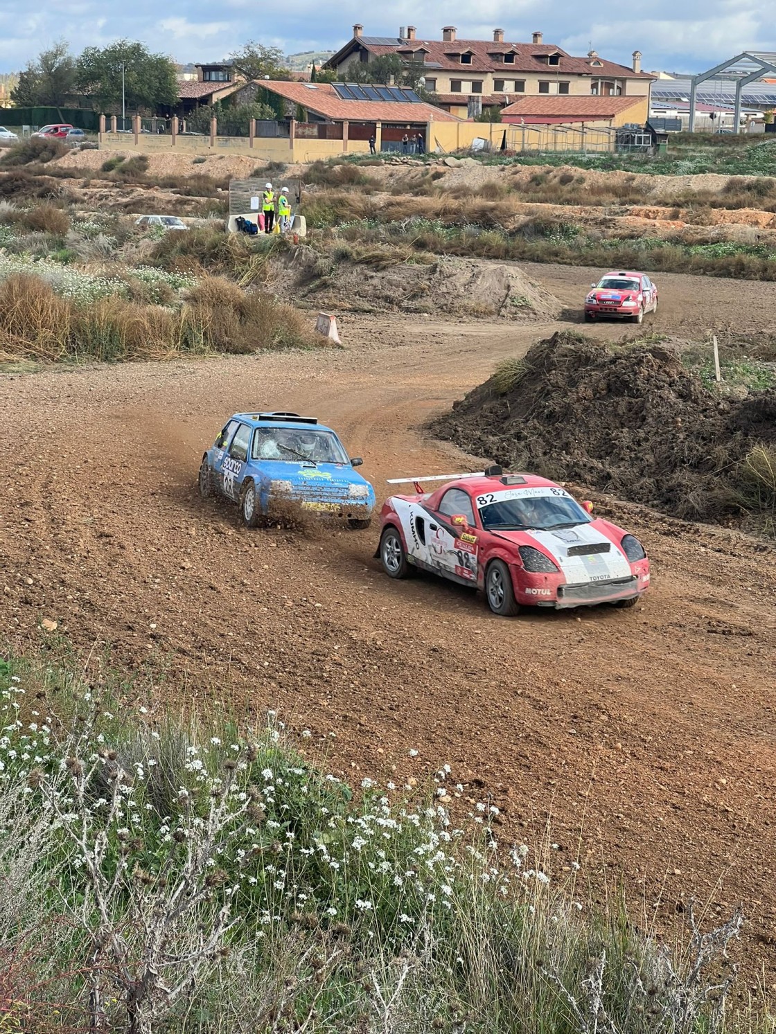 Buen espectáculo en el XXVIII Autocross Villa de Calamocha