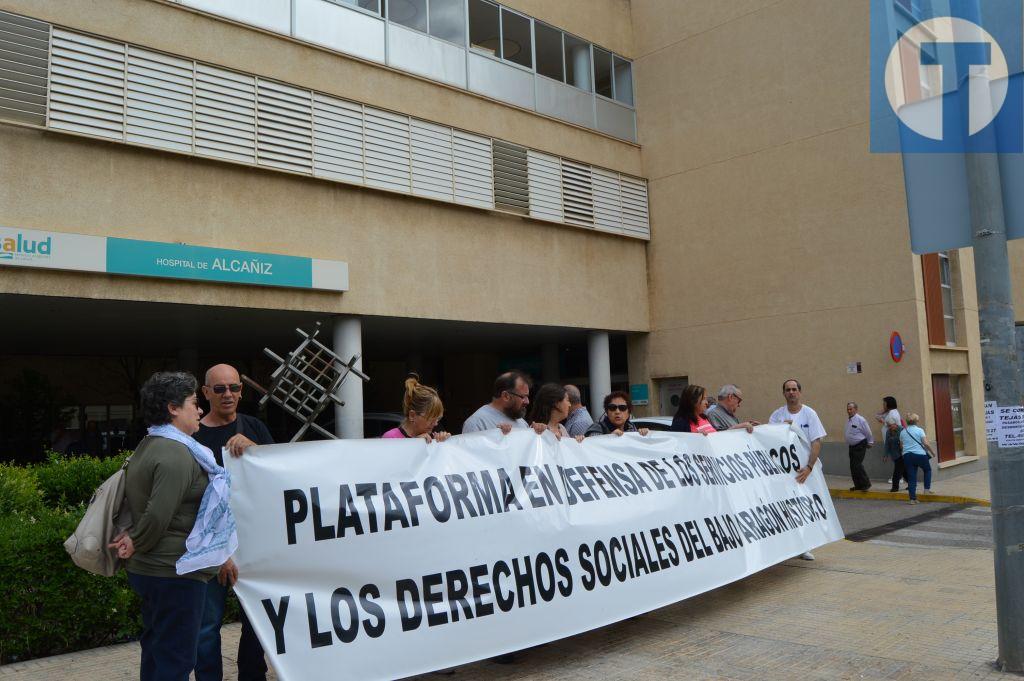 La Plataforma del Bajo Aragón quiere movilizar a la plantilla del hospital