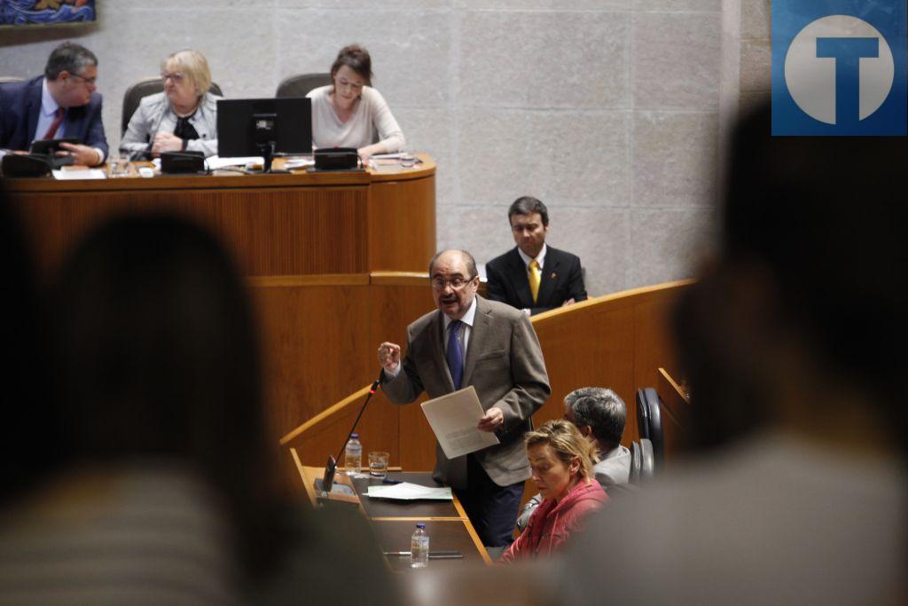 Lambán, más conciliador, promete el inicio del hospital de Alcañiz “en septiembre”