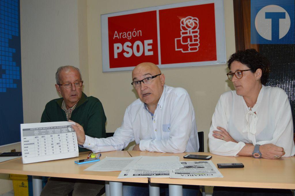 El PSOE de Alcañiz acusa al PAR de hacer 