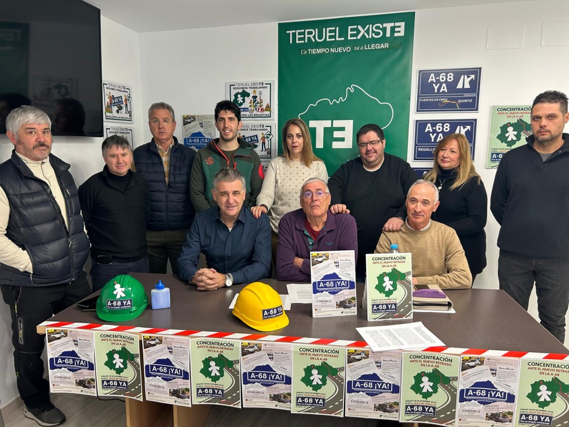 Teruel Existe espera apoyo ciudadano y político en la concentración por la A-68
