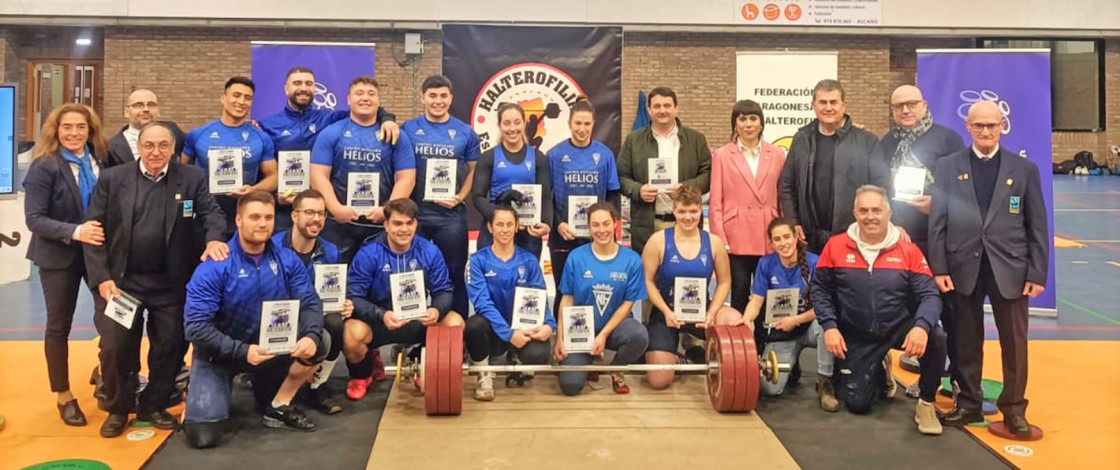 Raúl Usón y Jenifer Aroca se llevan la I Copa de Aragón de halterofilia celebrada en Alcañiz