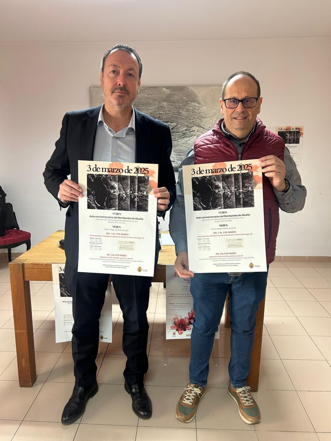 Alcañiz inaugurará una placa conmemorativa por las víctimas del bombardeo
