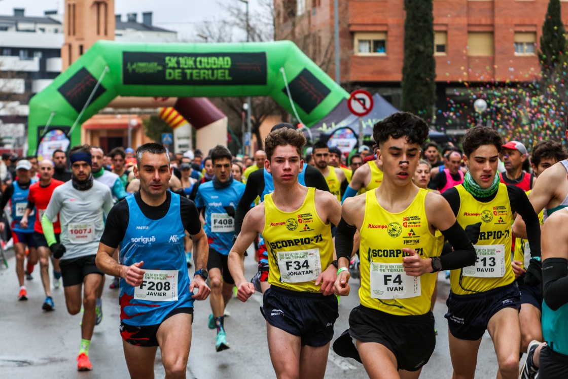 Brillo local en la 5K Ciudad de Teruel con varias medallas en el Campeonato de Aragón