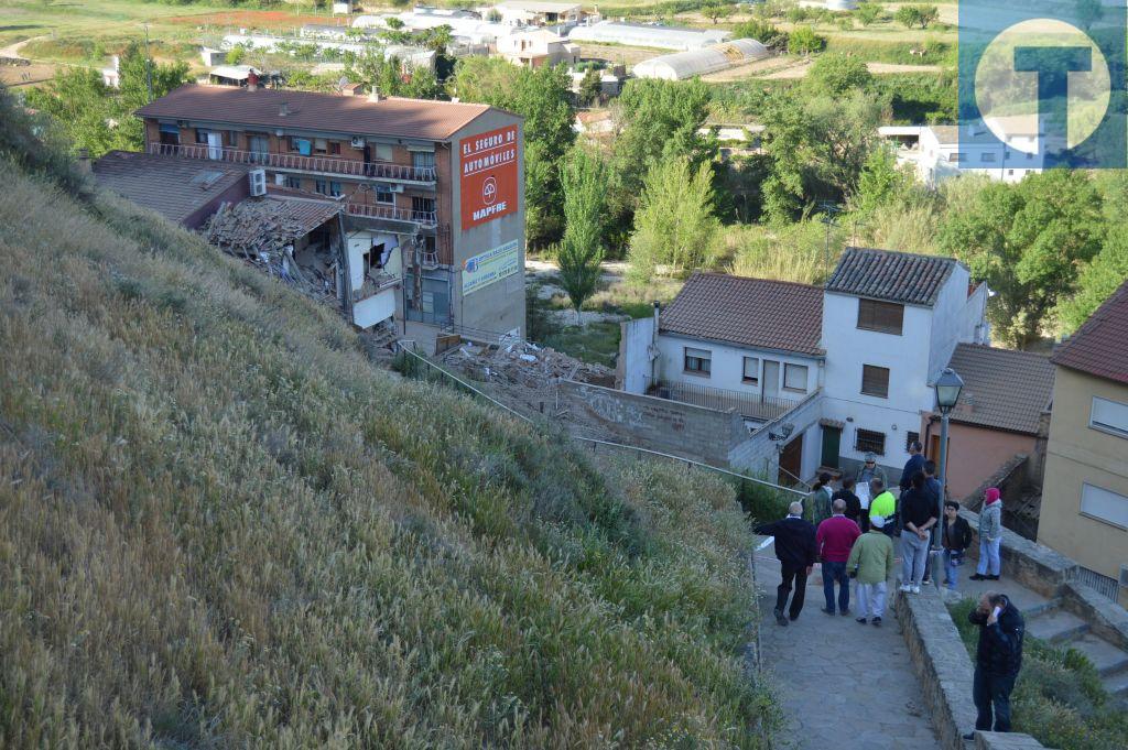 Autorizan a volver a casa a 43 de los 58 afectados por el derrumbe de Pui Pinos en Alcañiz