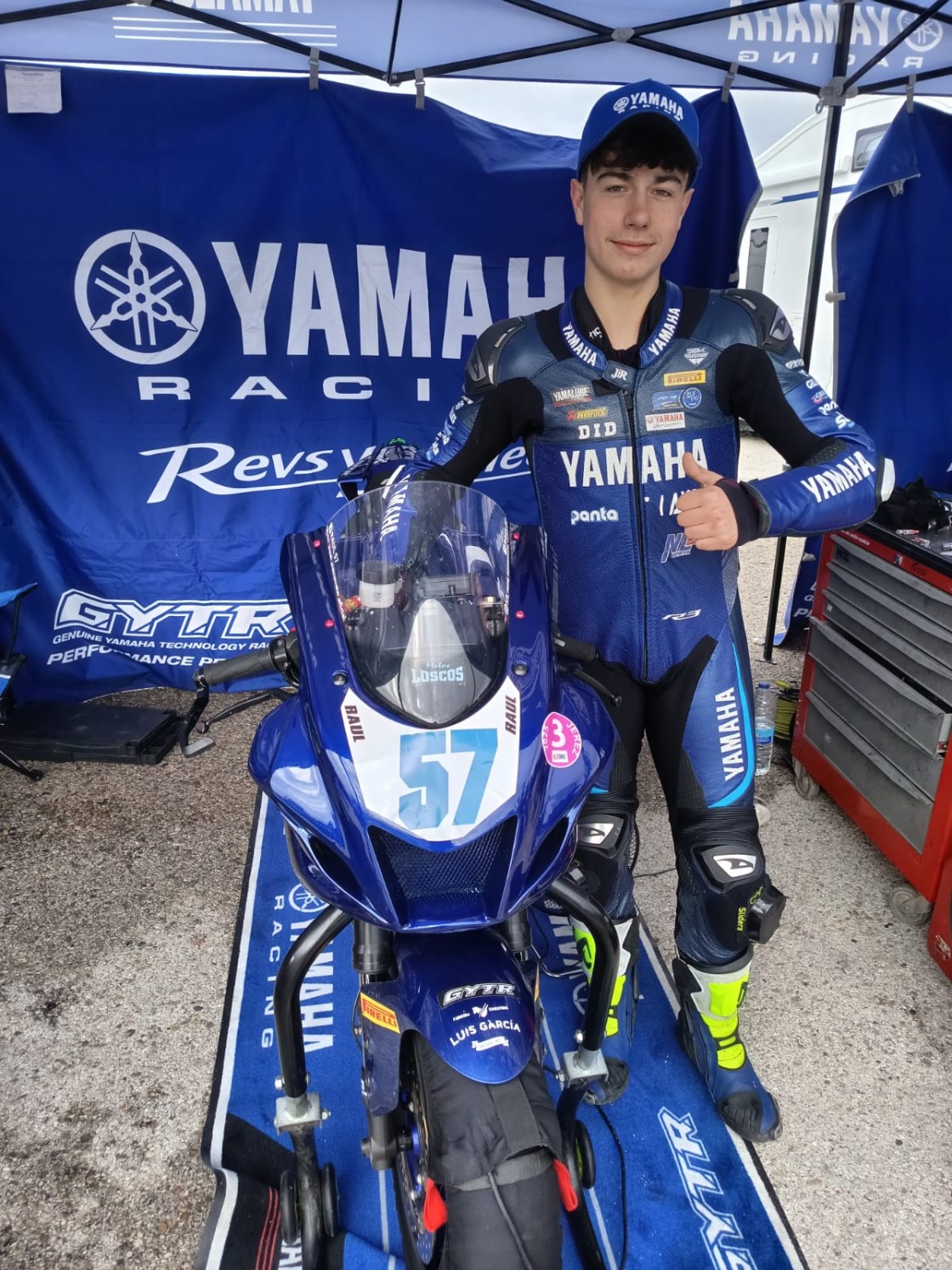 Primera cita de Raúl Navarrete en el Campeonato de España de Superbike