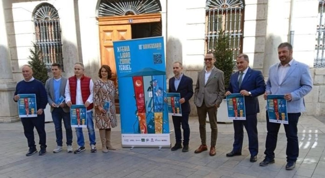 La Feria del Libro y el Cómic de Teruel celebrará su décima edición con más de 45 autores y 25 expositores en La Glorieta