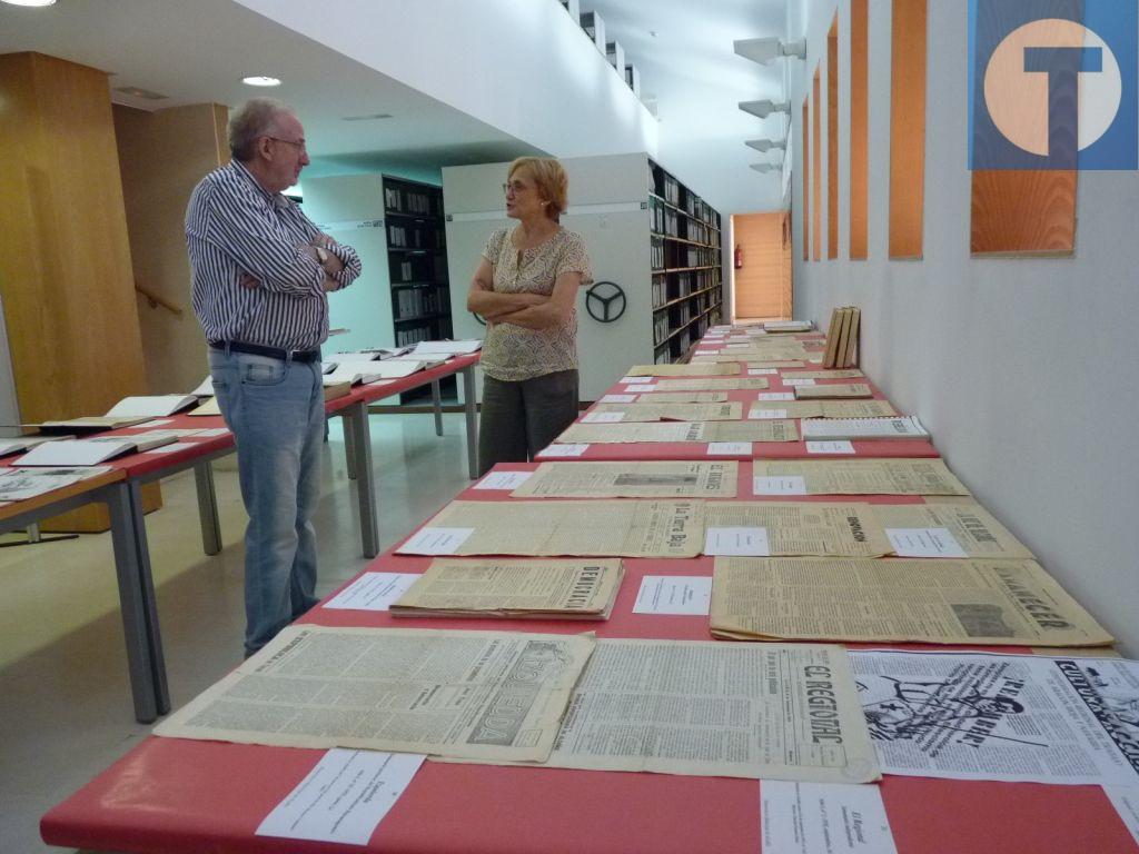 El Archivo de Alcañiz enseña la fértil y efímera producción periodística del Bajo Aragón