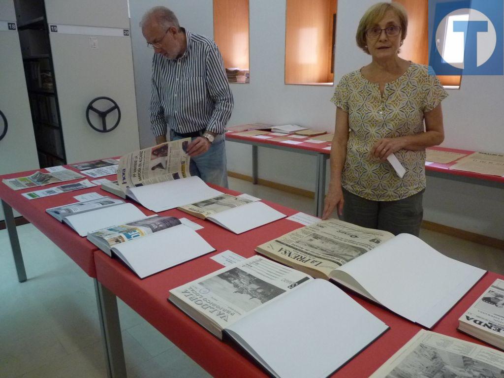 Una exposición del Archivo de Alcañiz recoge las 53 cabeceras que se han publicado en los últimos 150 años