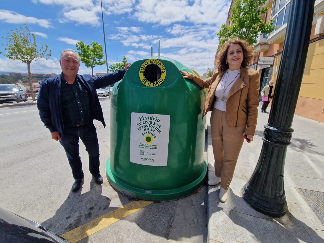 Ecovidrio instala 5 contenedores en Teruel para mejorar el reciclaje