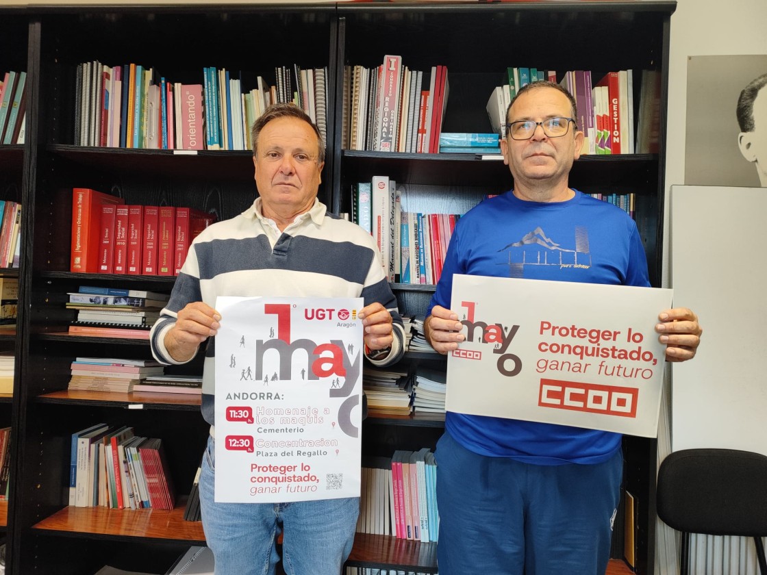 CCOO y UGT defienden este 1 de mayo los derechos laborales conquistados