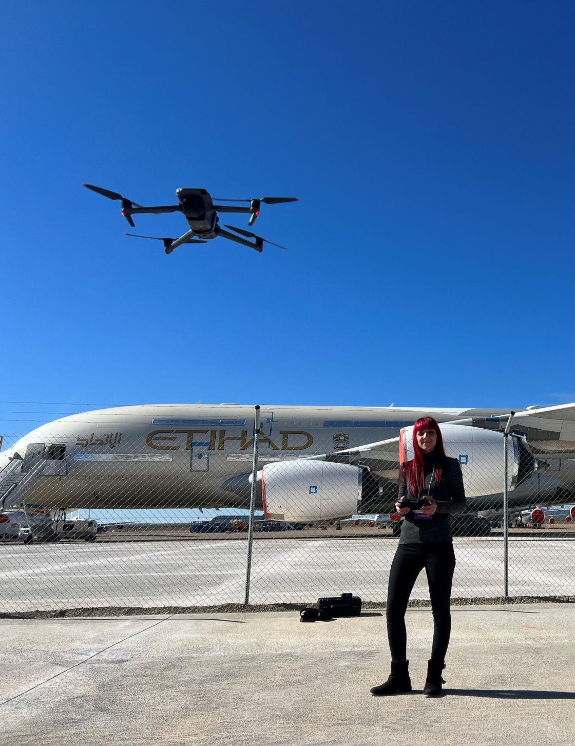 La joven emprendedora que ha hecho del cielo su aula, su oficina y su territorio de cambio