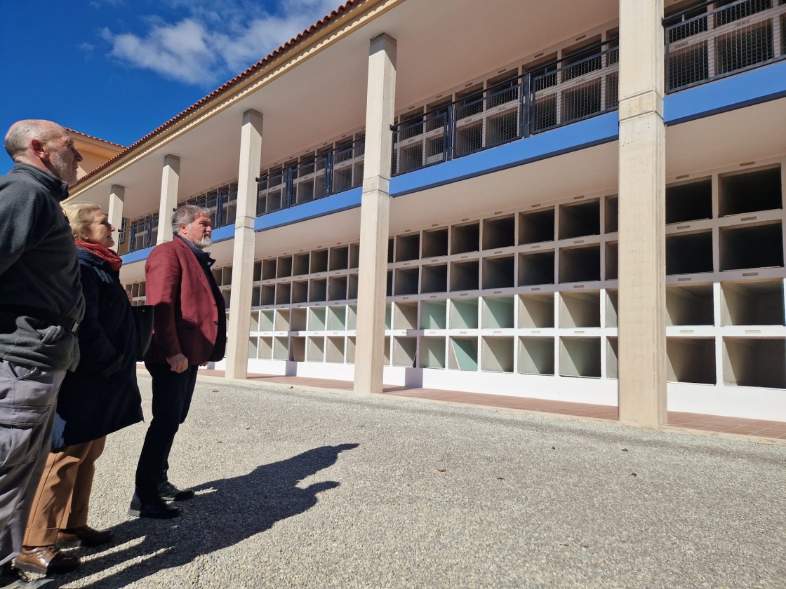 El cementerio municipal de Teruel se amplía con 273 nuevos nichos y 112 columbarios