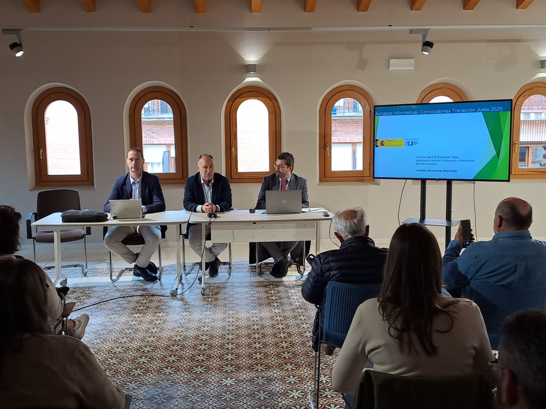 Alcorisa explica al Instituto para la Transición Justa su necesidad de suelo industrial