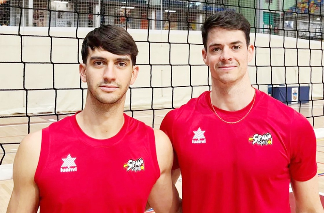 Rubén López y Emilio Ferrández, con la Selección de cara a la Golden League