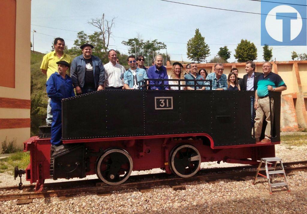 Utrillas clausura el taller de empleo que ha restaurado la locomotora 31