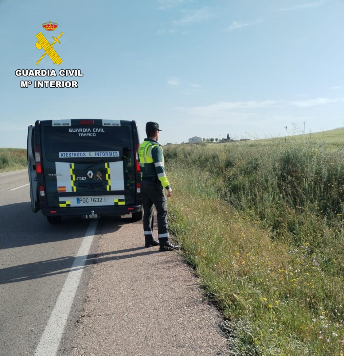 La Guardia Civil de Teruel investiga a un conductor como presunto autor de un delito de abandono del lugar, como consecuencia de un siniestro vial