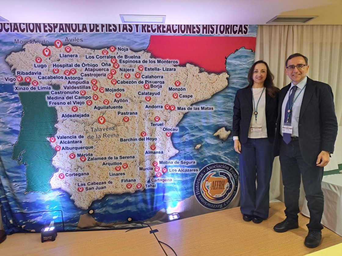 La Fundación Bodas de Isabel participó en la XXV Asamblea Nacional Anual de la Asociación Española de Fiestas y Recreaciones Históricas
