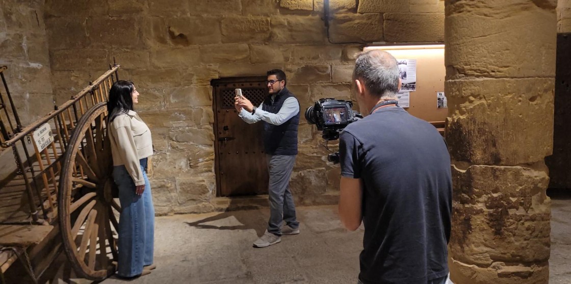 La Fresneda graba un vídeo promocional tras entrar en la red de Pueblos más Bonitos