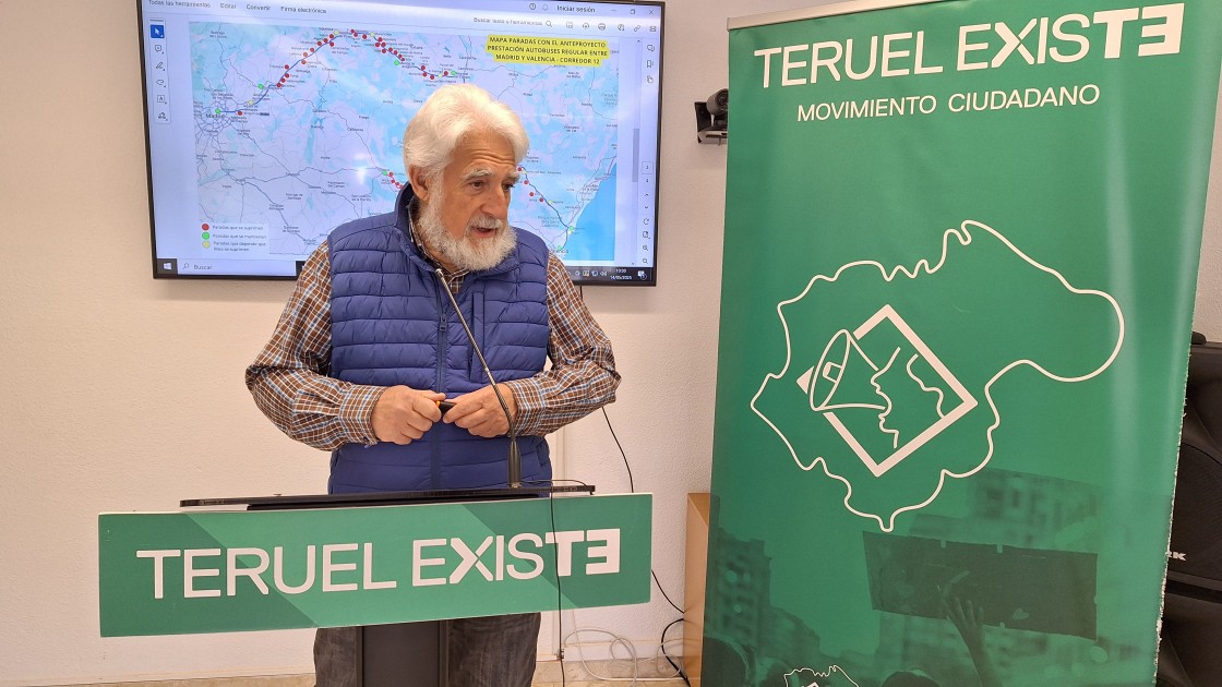 Teruel Existe ofrece modelos de alegación al mapa concesional de transporte por carretera