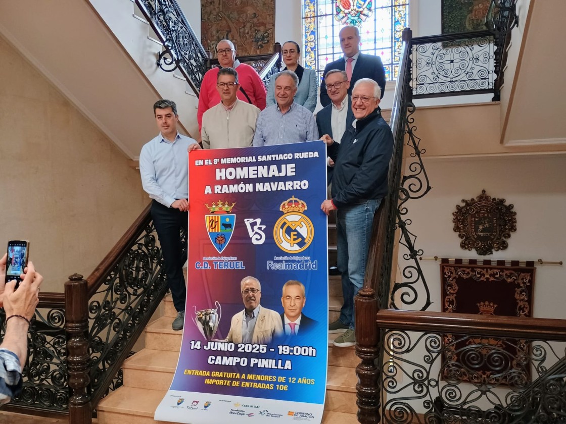 Los veteranos del Madrid jugarán en Teruel en homenaje a Ramón Navarro y Santiago Rueda