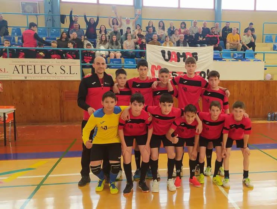 Gran papel del FS Maestrazgo infantil en el campeonato aragonés