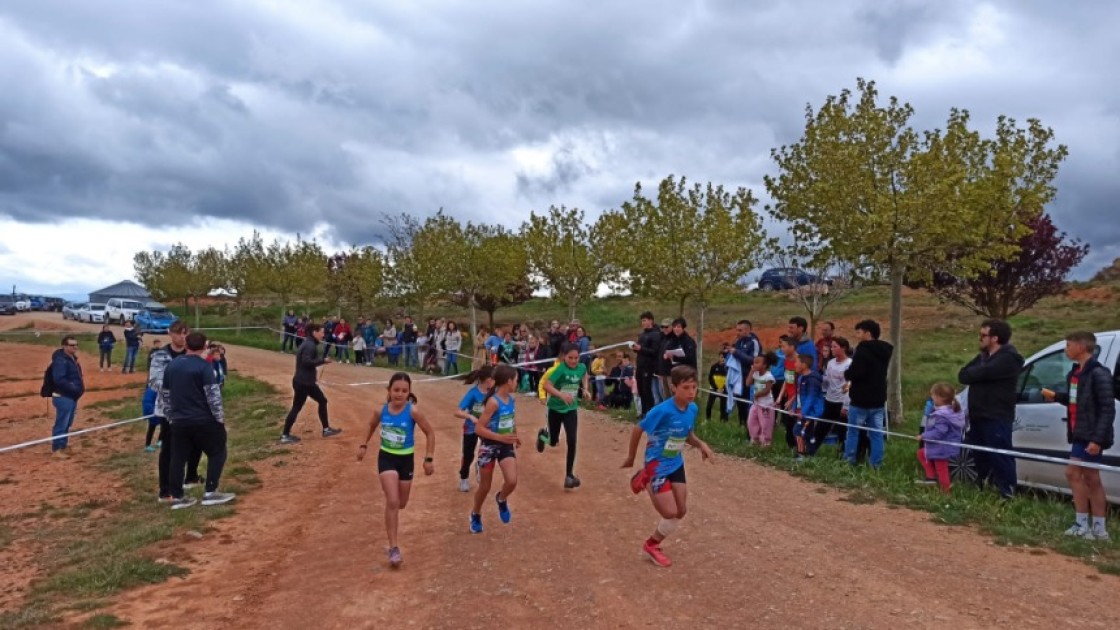 Medio centenar de escolares volaron en el Cross de Celadas
