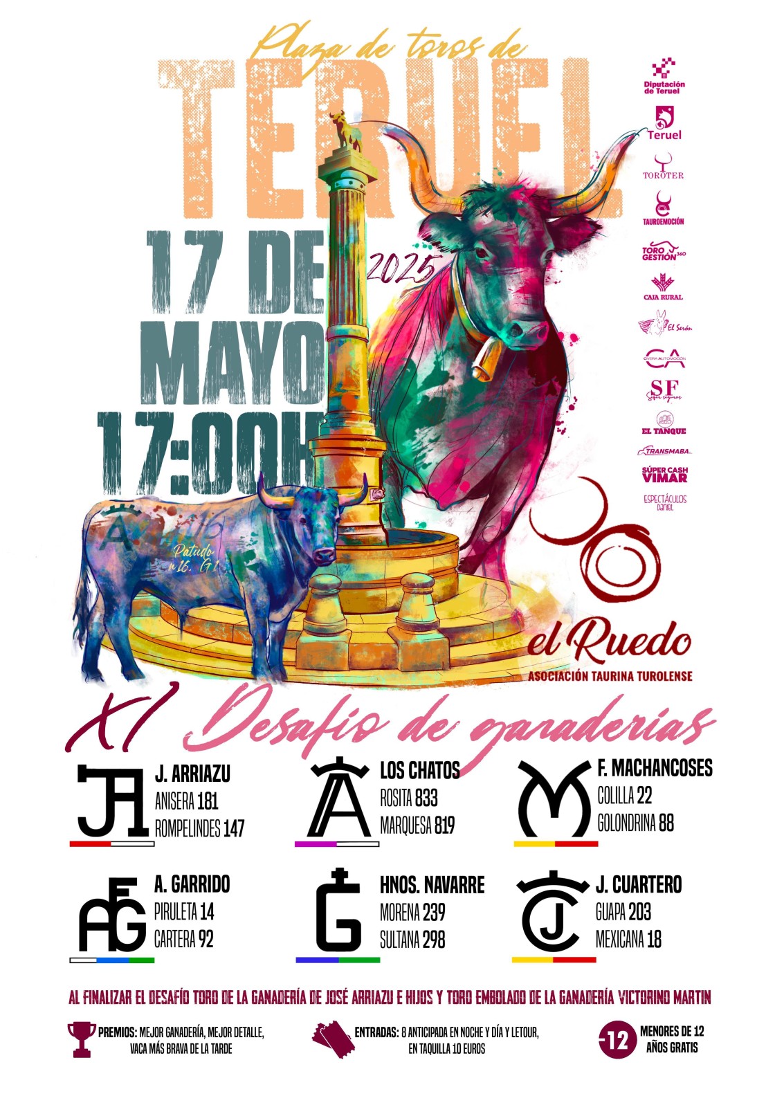 XI desafío de ganaderías de El Ruedo: la tradición del festejo popular