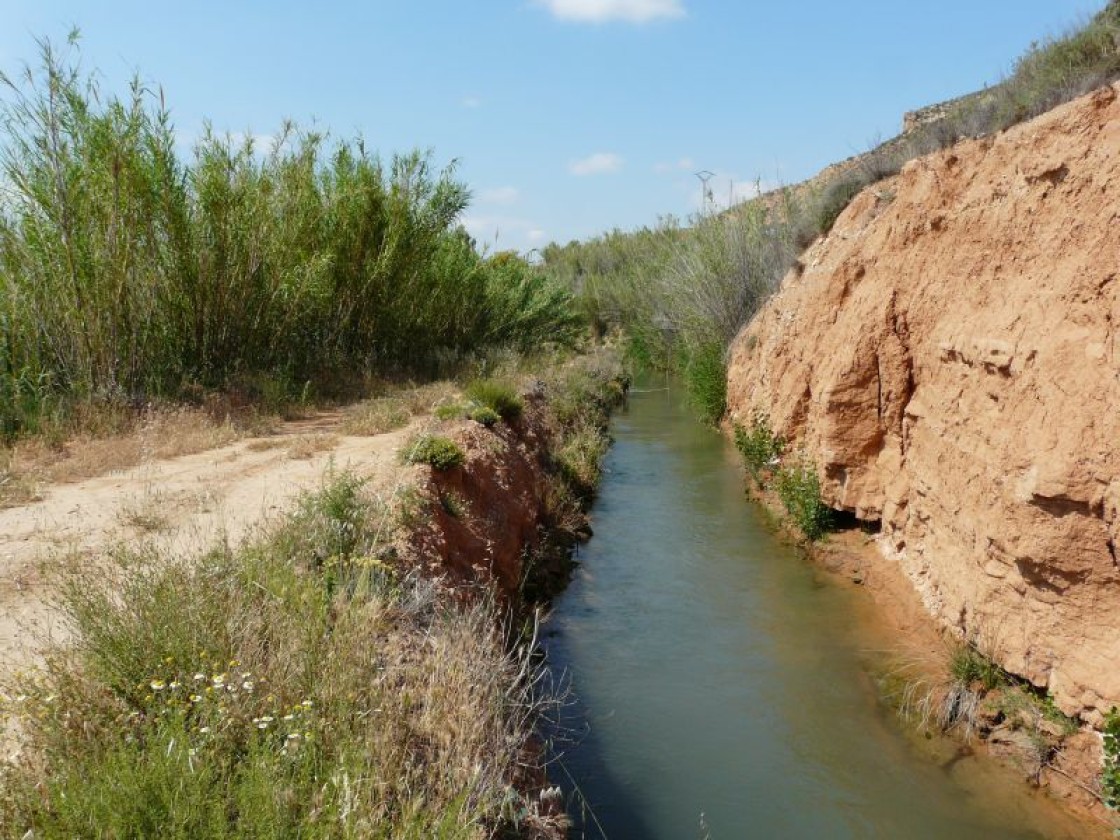 Una industria quiere entubar toda la Acequia de Gaén a cambio de una reserva de agua