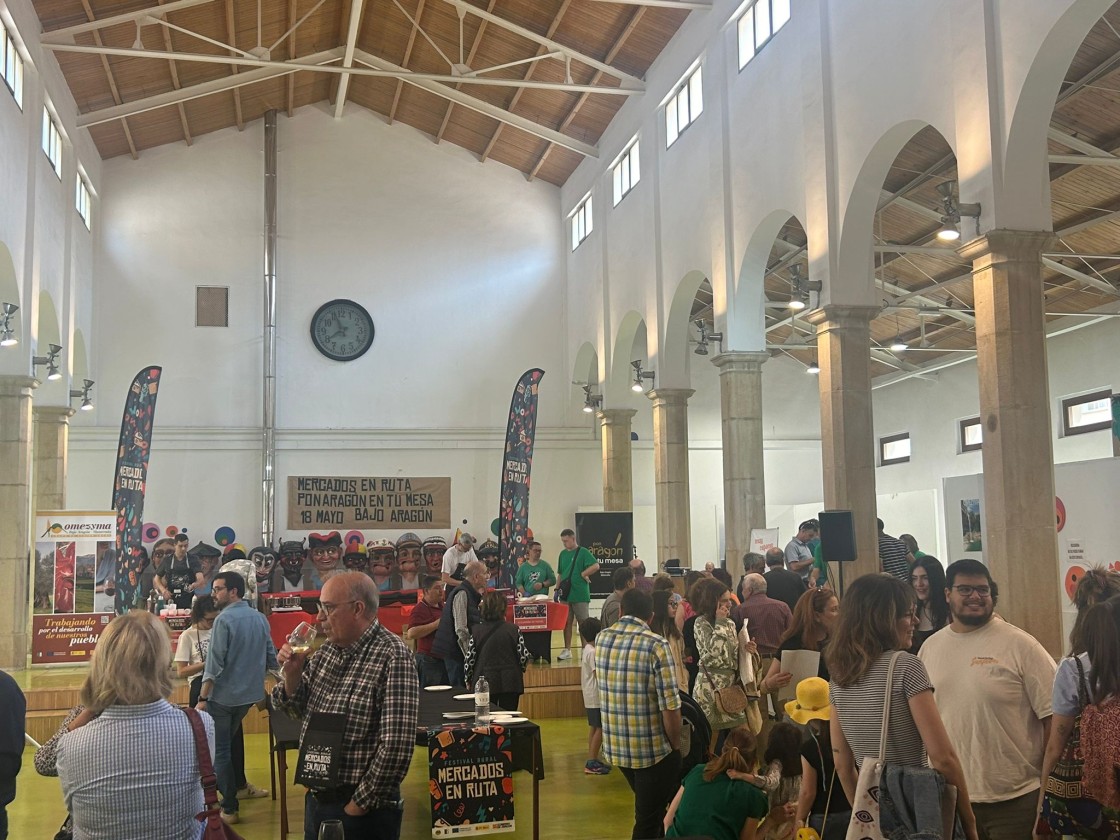 ‘Mercados en Ruta’ concluye en Alcañiz y reivindica el alimento local como motor rural