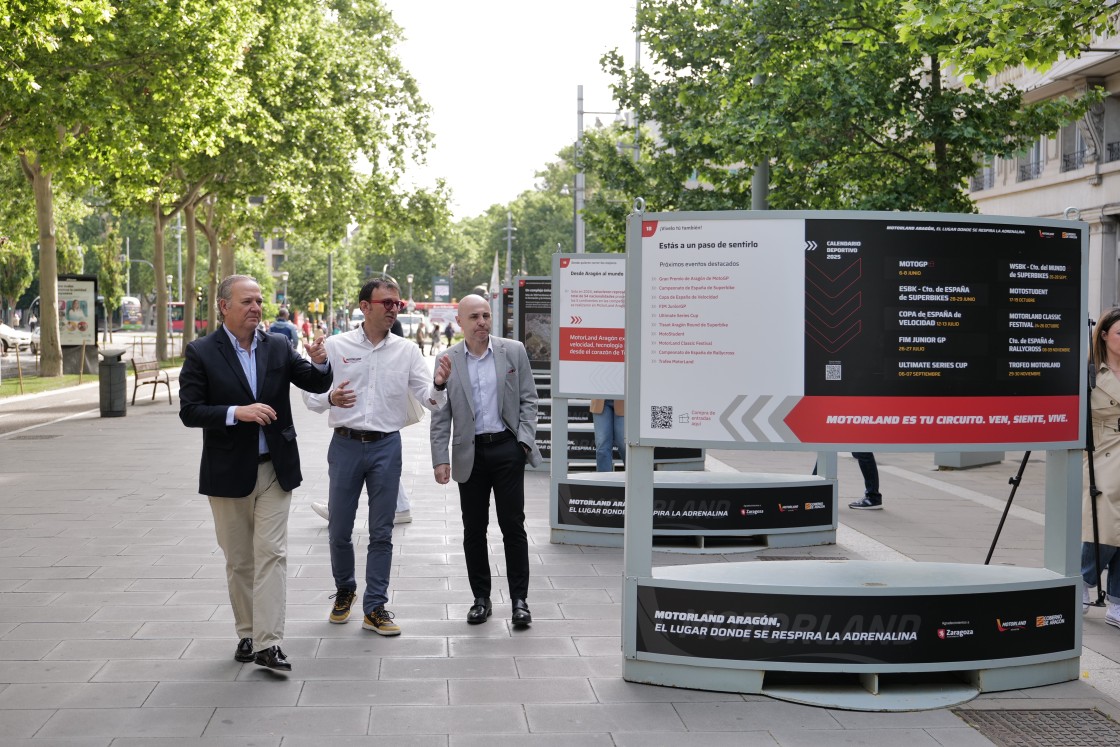 Zaragoza acoge la exposición ‘MotorLand Aragón, el lugar donde se respira la adrenalina’