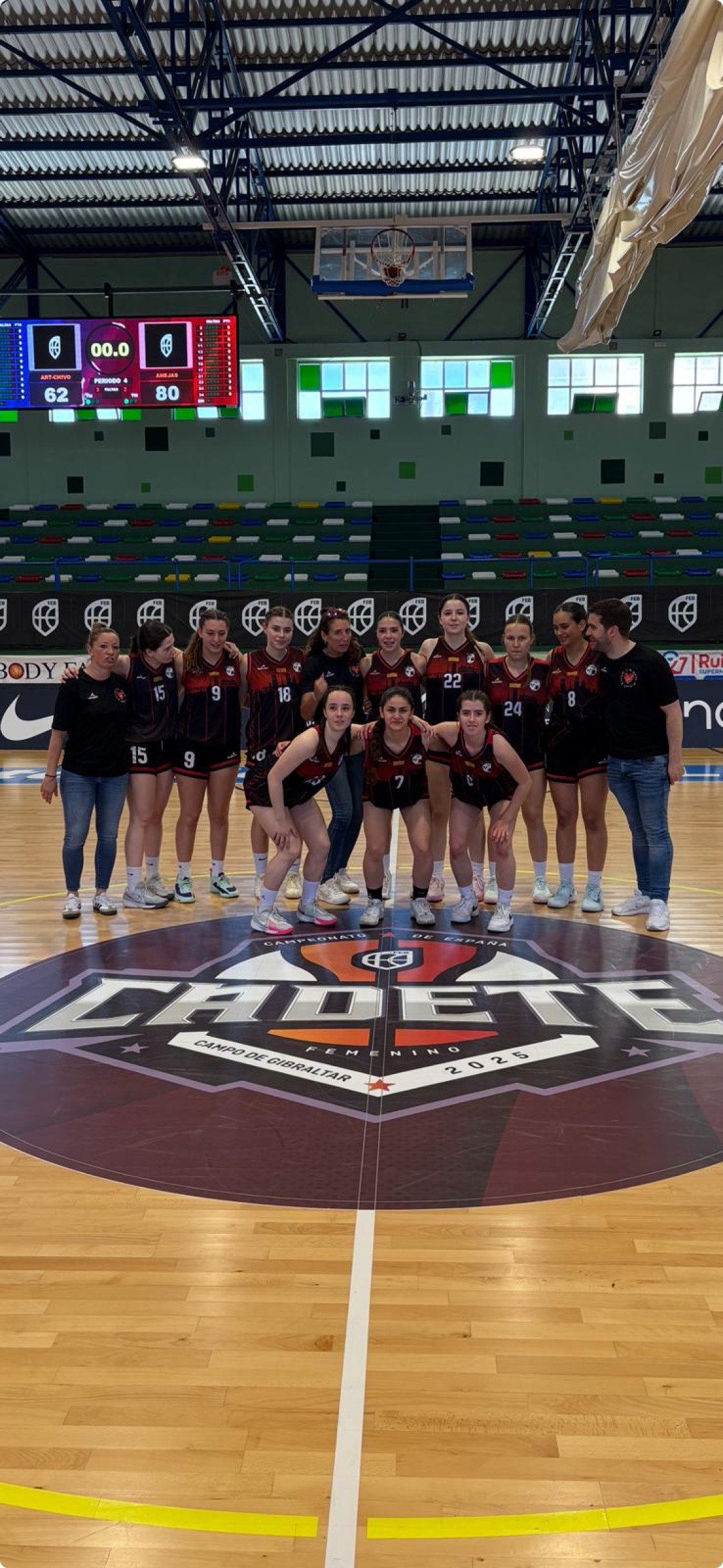 Las Anejas lleva dos de dos y se juega hoy el pase a octavos en el Campeonato de España de baloncesto