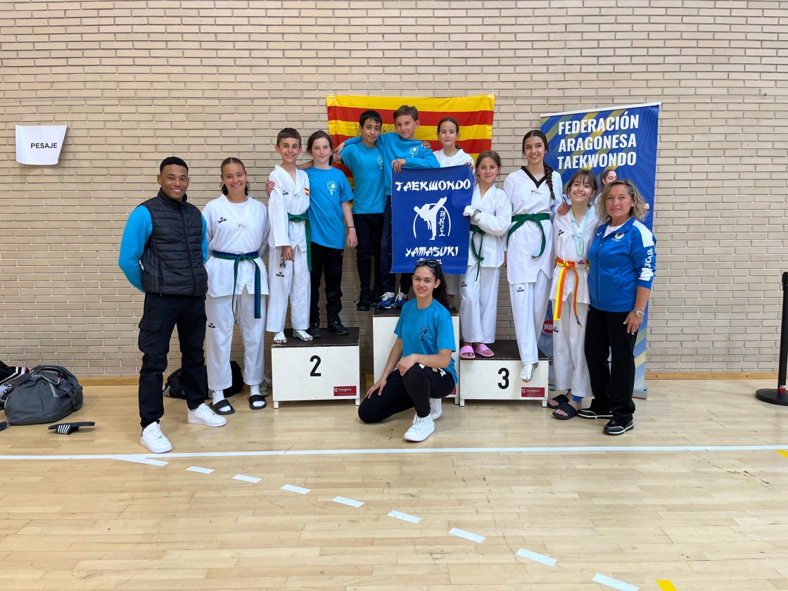 El Yamasuki Teruel logra 7 medallas en el Open de Promoción