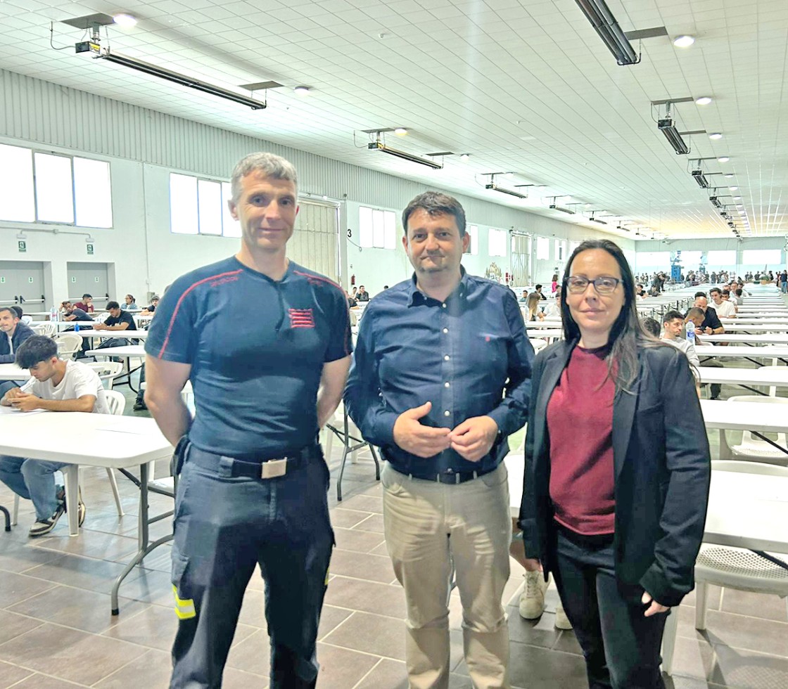 Alcañiz acoge el examen de acceso a 40 plazas del Cuerpo de Bomberos de la DPT