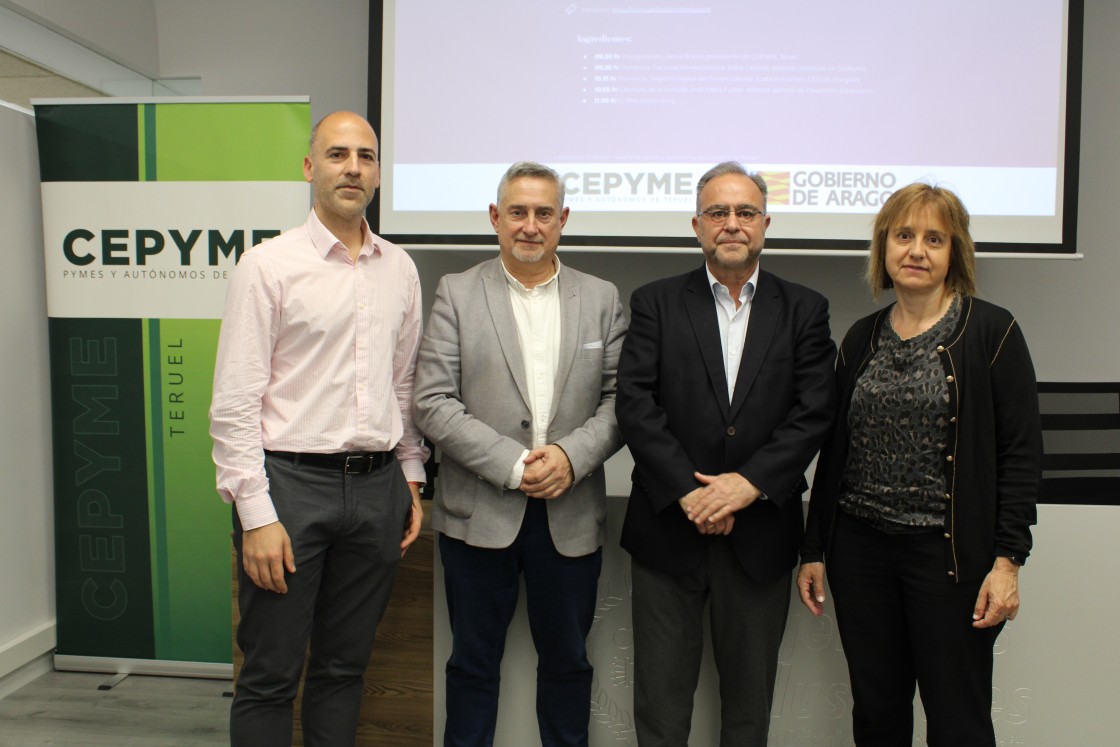 Cepyme Teruel impulsa la digitalización de las pymes con una jornada sobre facturación electrónica y registro horario