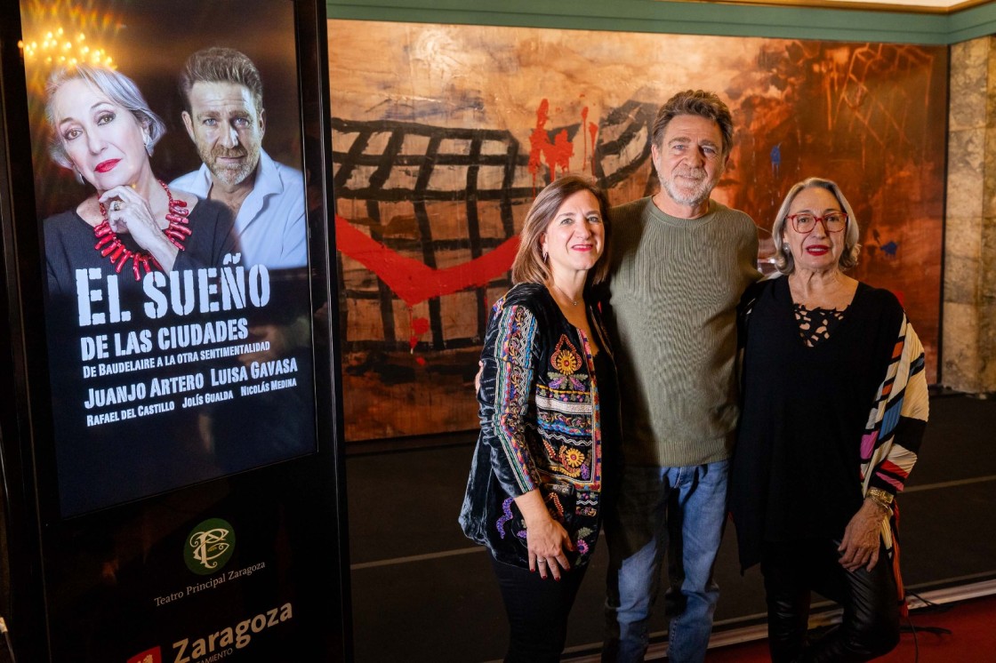 Juanjo Artero y Luisa Gavasa traen a Teruel su espectáculo ‘El sueño de las ciudades’