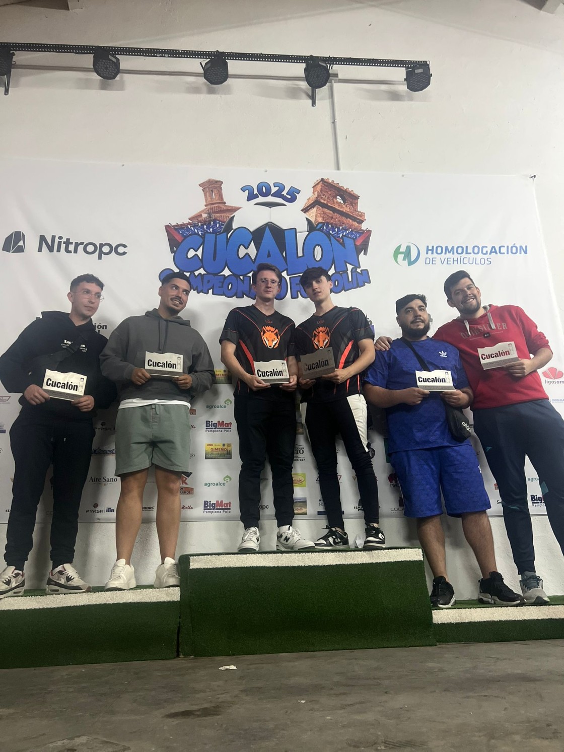 Borja y Álvaro García ganan el título nacional de futbolín y Carlos Mayo y Sergio Hernández, el comarcal