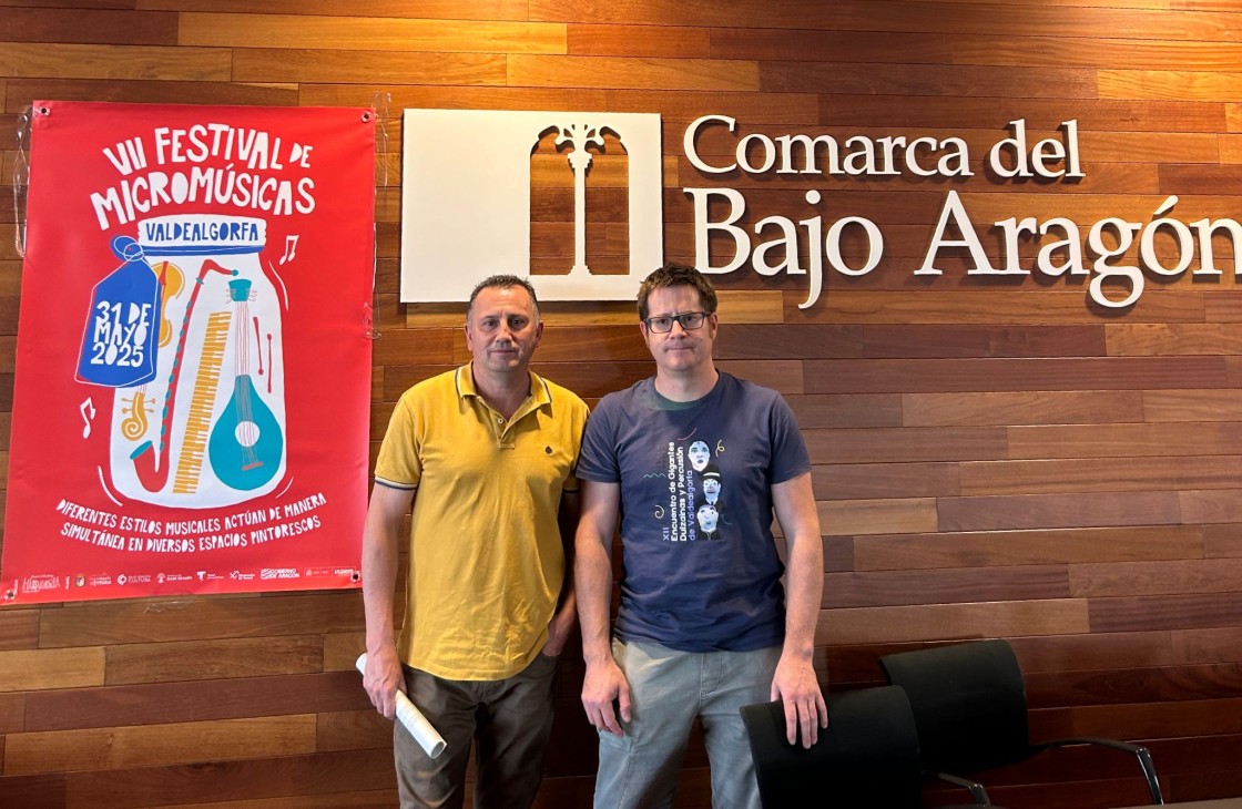 Valdealgorfa afina instrumentos para acoger el VII Festival de Micromúsicas