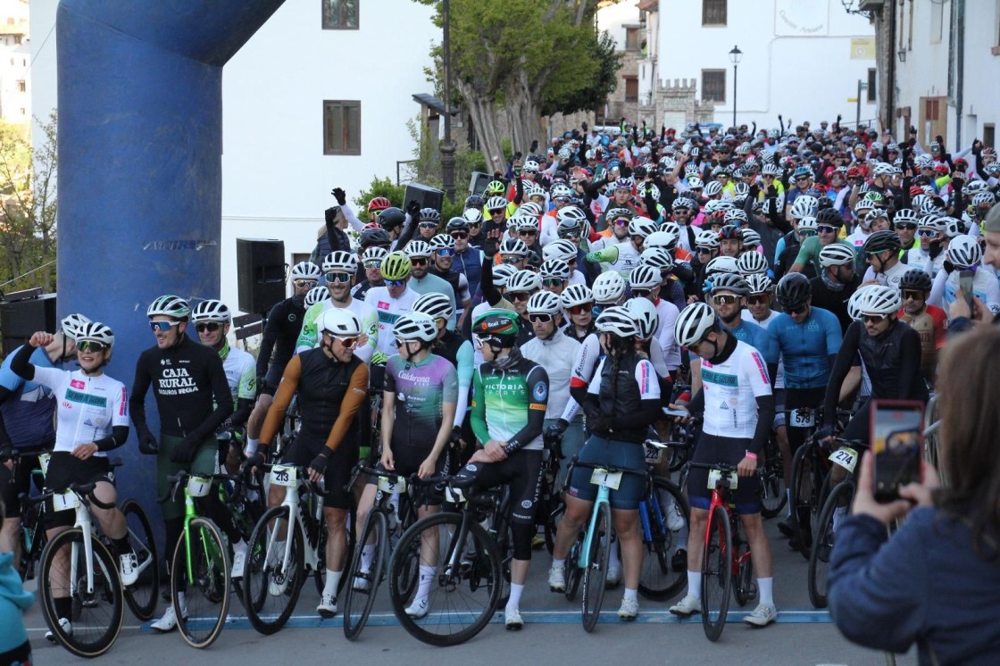 La Ciclodeportiva Sierra de Gúdar marca récord con 500 participantes