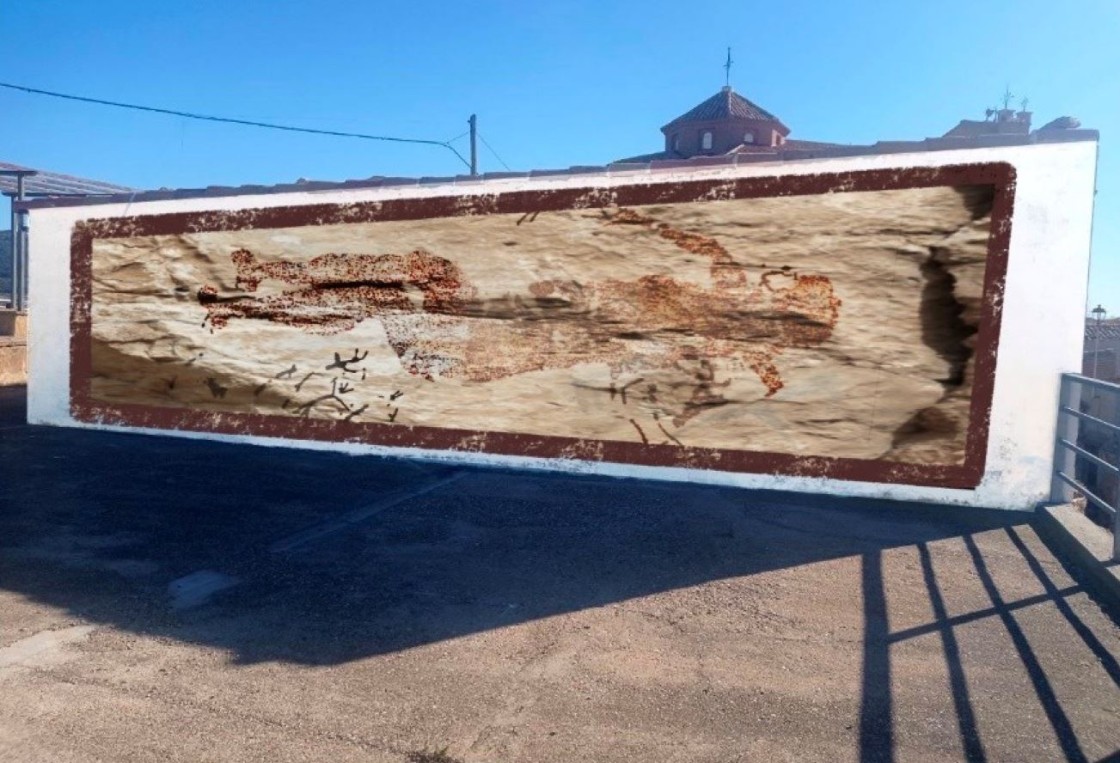 Alacón reproducirá sus principales pinturas rupestres en algunas fachadas