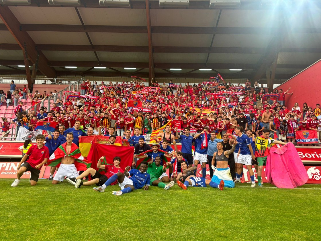 La última hazaña del CD Teruel lo lleva directo a Primera RFEF (0-1)