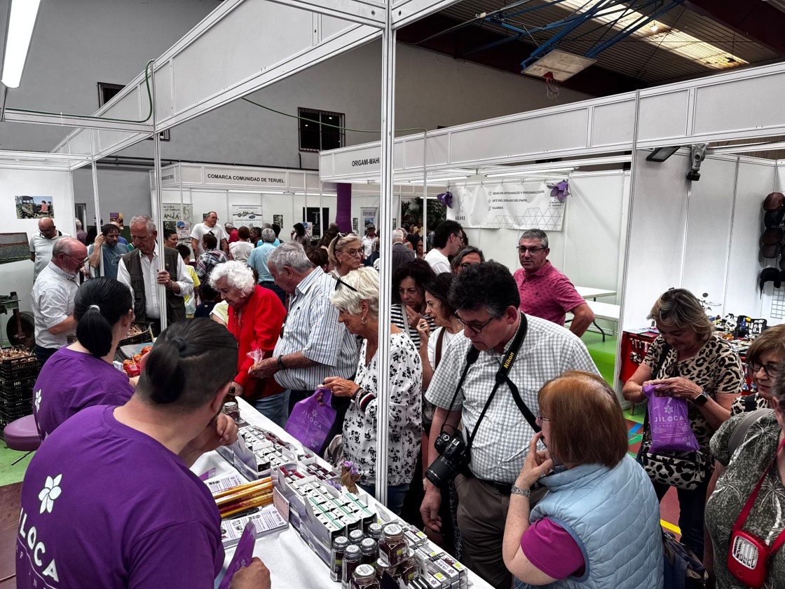Los visitantes responden en la recta final de la V Feria del Azafrán de Monreal del Campo