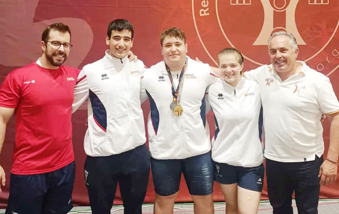 Carlos Magallón, campeón de España de halterofilia en categoría sub-17