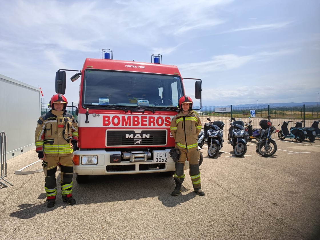 Setenta bomberos participan en el dispositivo de seguridad de Motorland