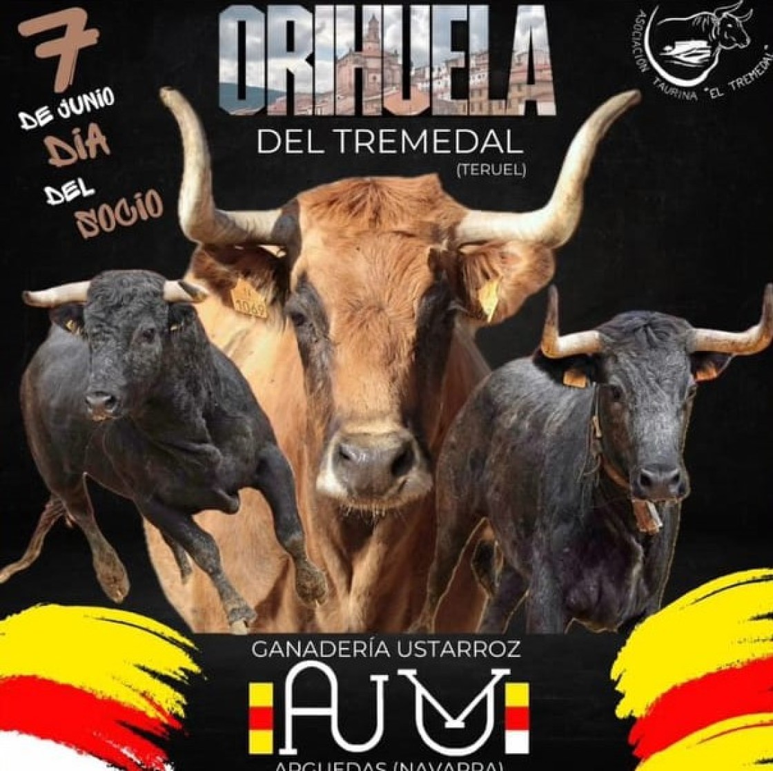 Ustarroz, protagonista de la peña taurina de Orihuela del Tremedal