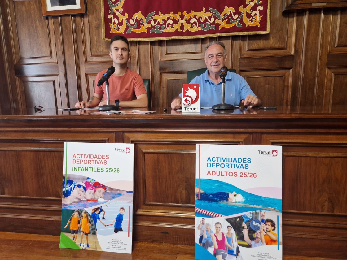 El Ayuntamiento de Teruel oferta 2.500 plazas en actividades deportivas municipales para la temporada 2025-26