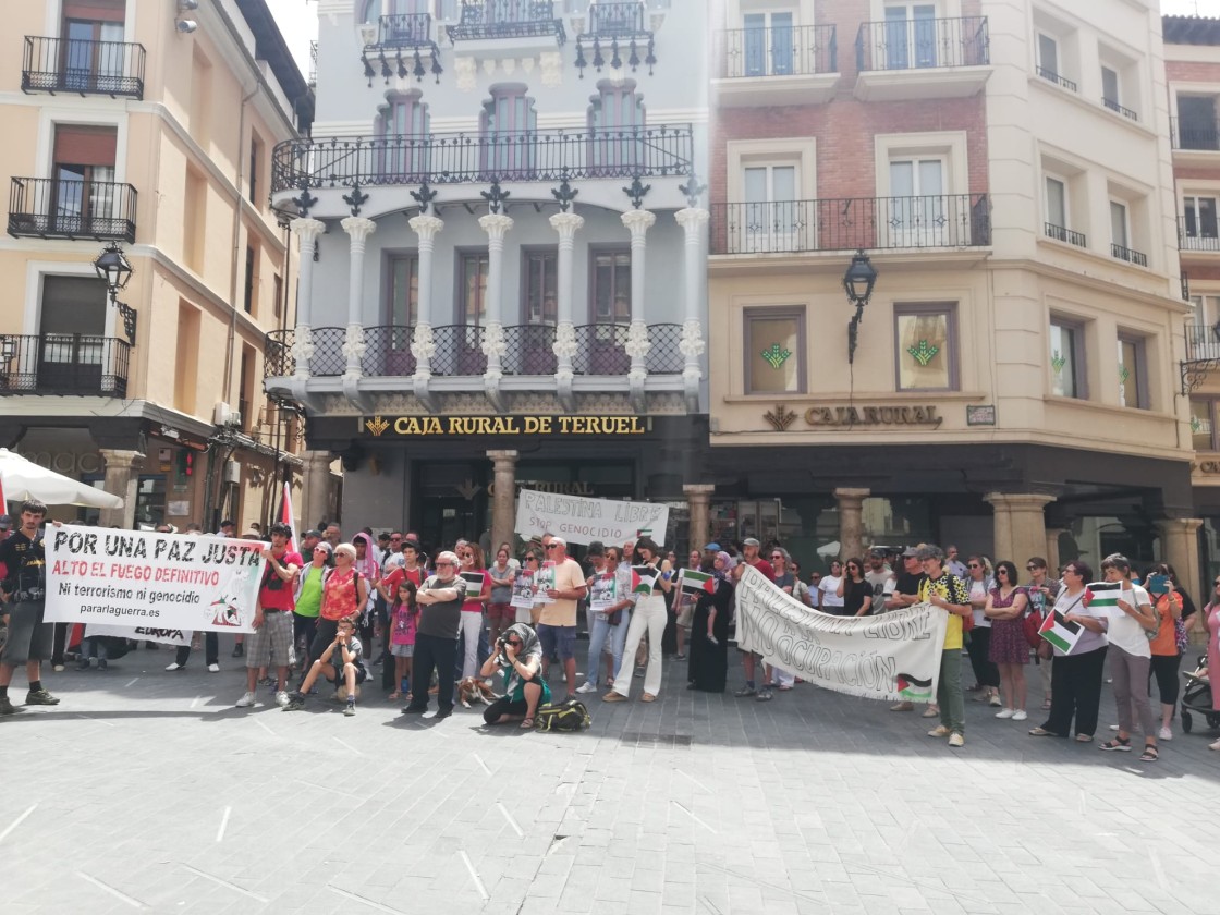 Teruel se suma a la petición del fin del genocidio en Gaza