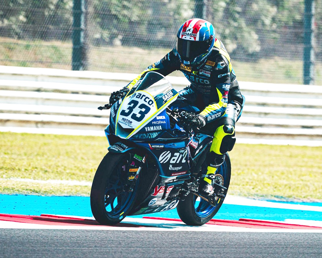 Un fallo técnico impide a Gonzalo Sánchez terminar la carrera del domingo en Superbikes